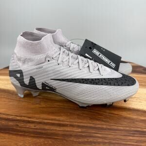 Nike Mercurial Superfly 9 Elite FG Men's 7.5 Grey Soccer Cleats HF4382-001 NEW